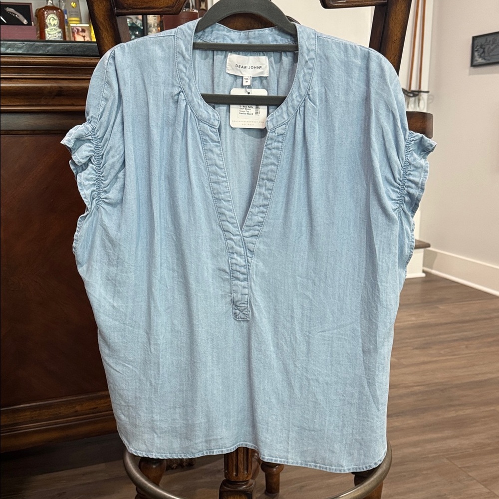 Dear John Light Blue Blouse